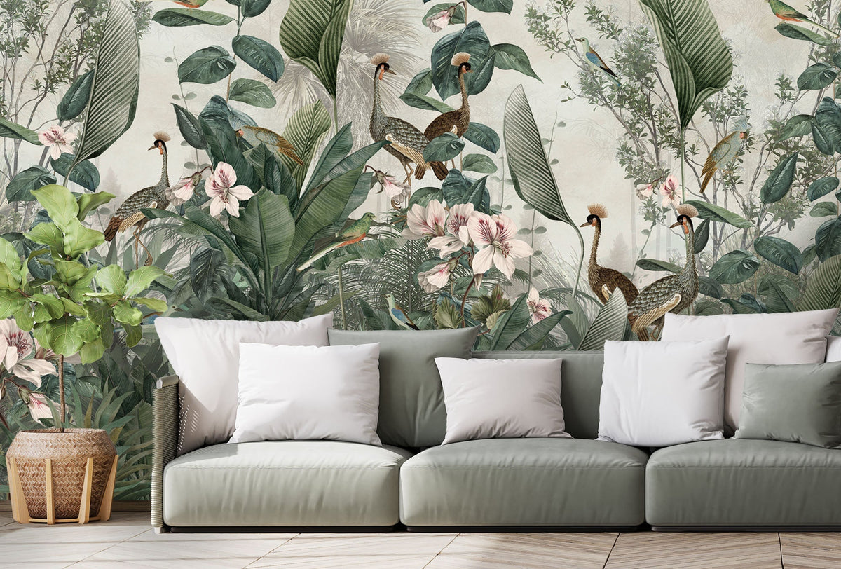 Behang Dayo | 388 x 280 | brede banen | textiellook
