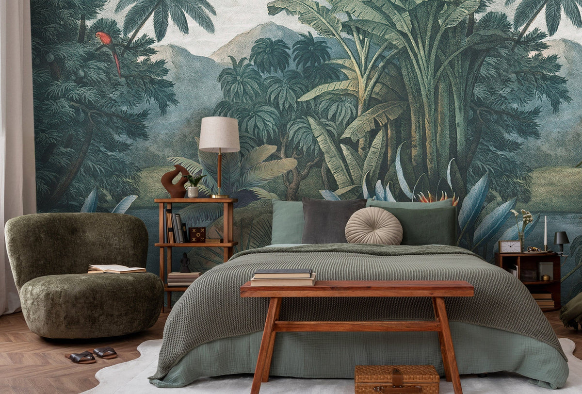Behang Obi | 388 x 280 | brede banen | textiellook