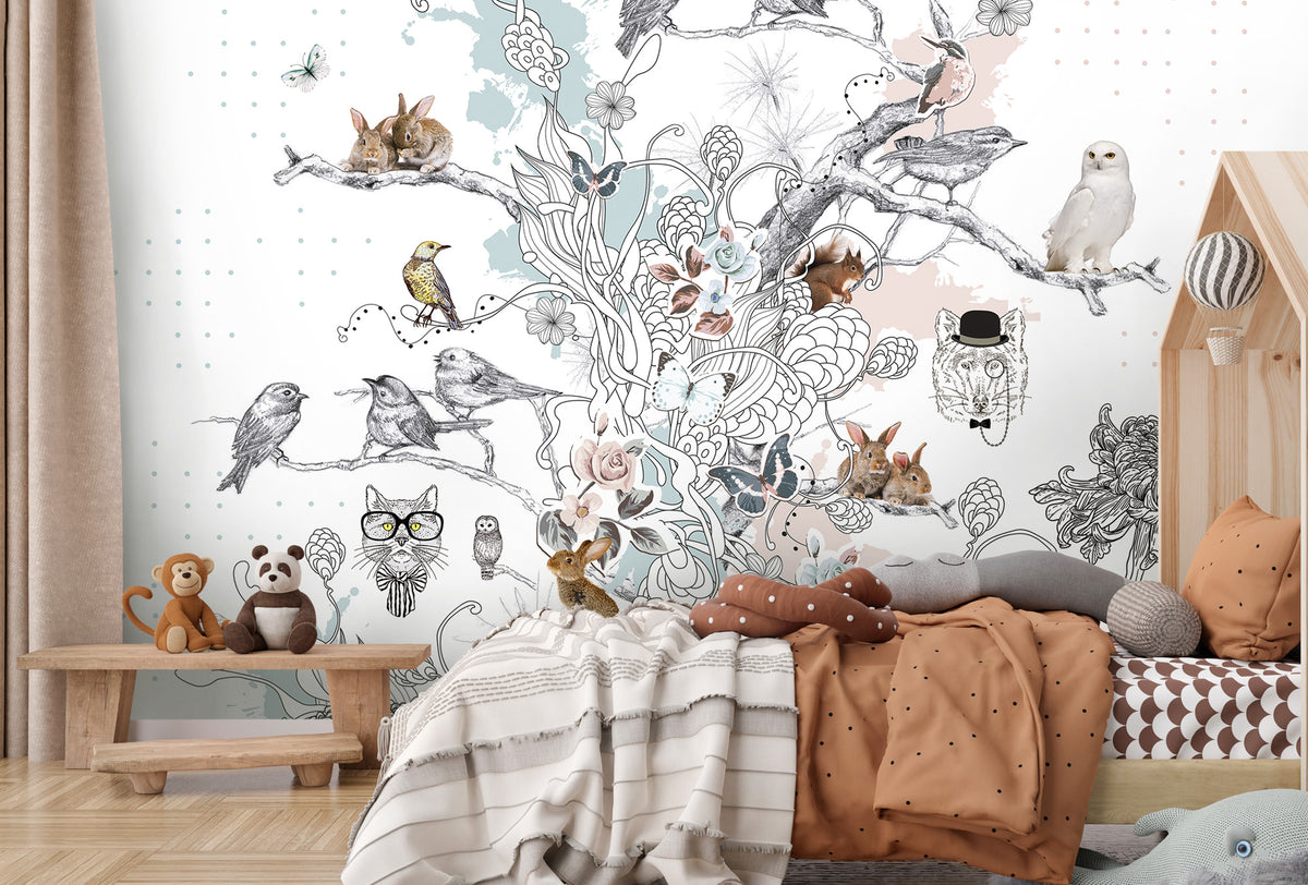 Behang Droomdieren | 339 x 280 | brede banen