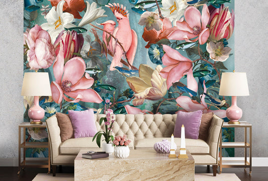 Behang Blossom Bliss | 291 cm B x 280 cm H | brede banen